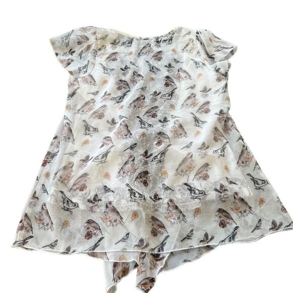 Live and Let Live Animal print Sheer Studded  Scoop Neck PM - Picture 7 of 14